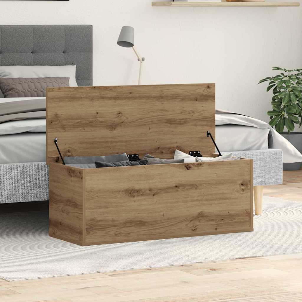 Úložná Krabice Artisanový Dub 90 X 35 X 35 Cm Kompozitní Dřevo