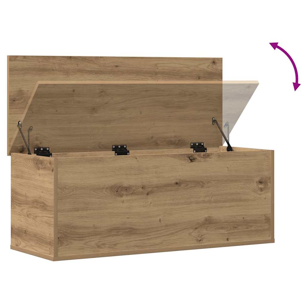 Úložná Krabice Artisanový Dub 90 X 35 X 35 Cm Kompozitní Dřevo