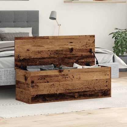 Úložná Krabice Staré Dřevo 102 X 35 X 35 Cm Kompozitní Dřevo