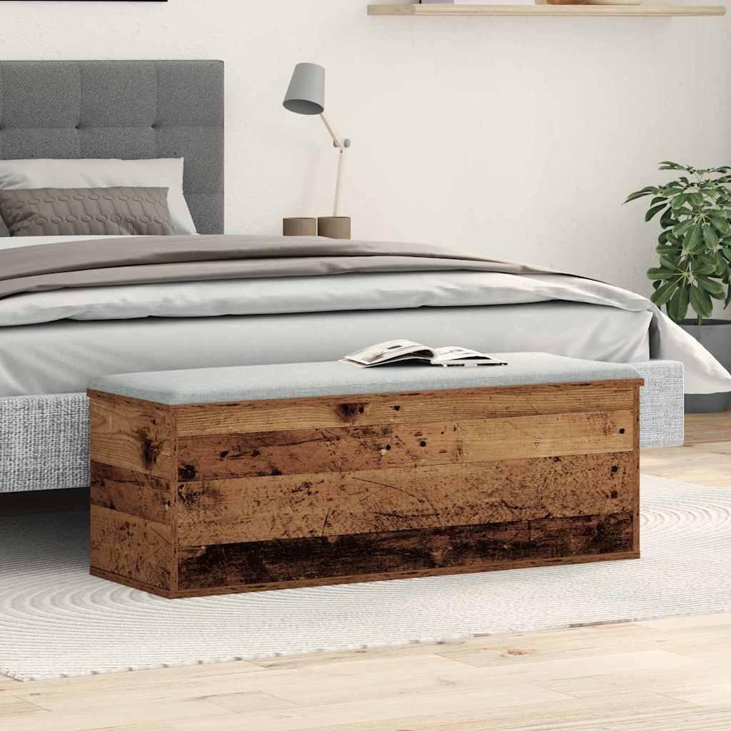 Úložná Krabice Staré Dřevo 102 X 35 X 35 Cm Kompozitní Dřevo
