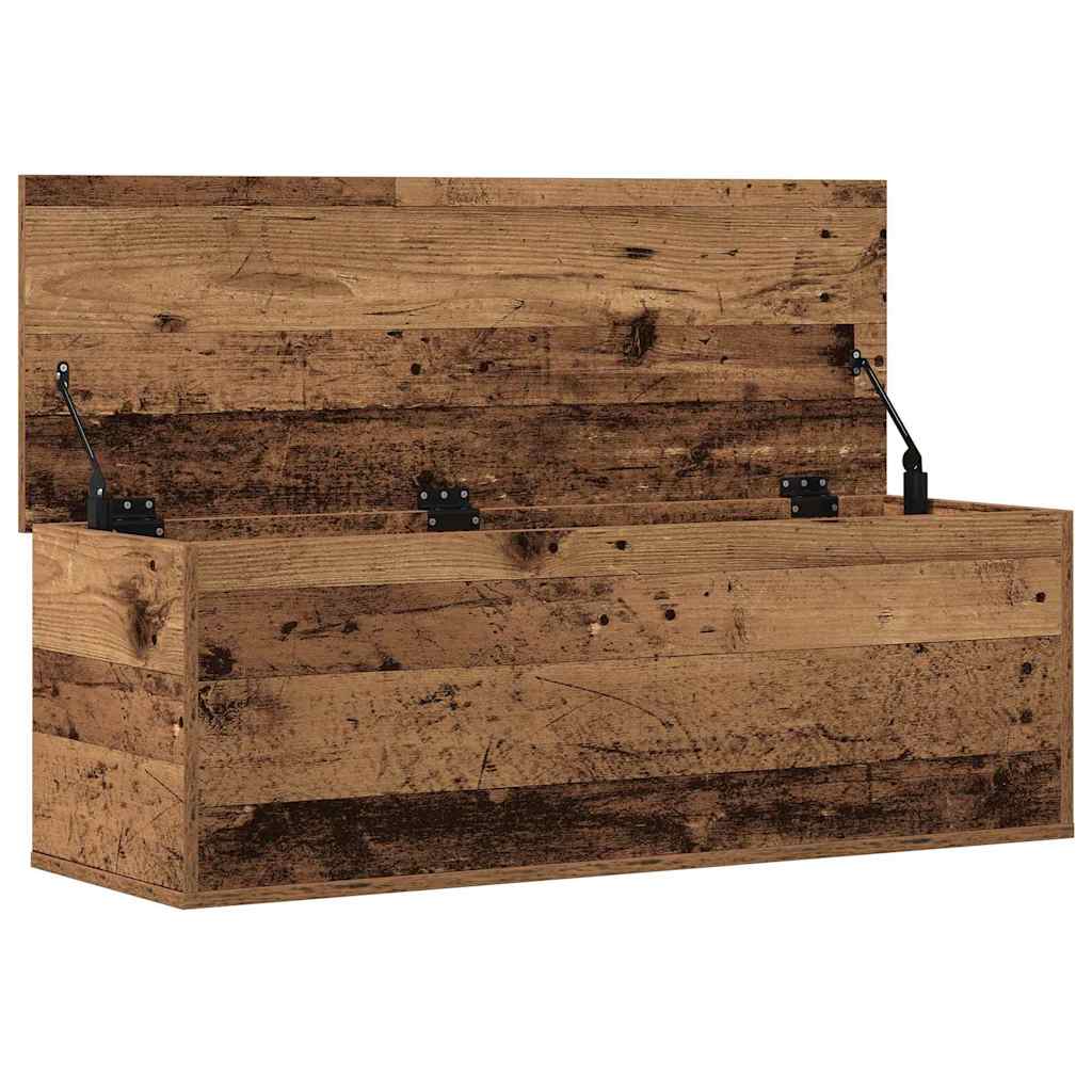 Úložná Krabice Staré Dřevo 102 X 35 X 35 Cm Kompozitní Dřevo