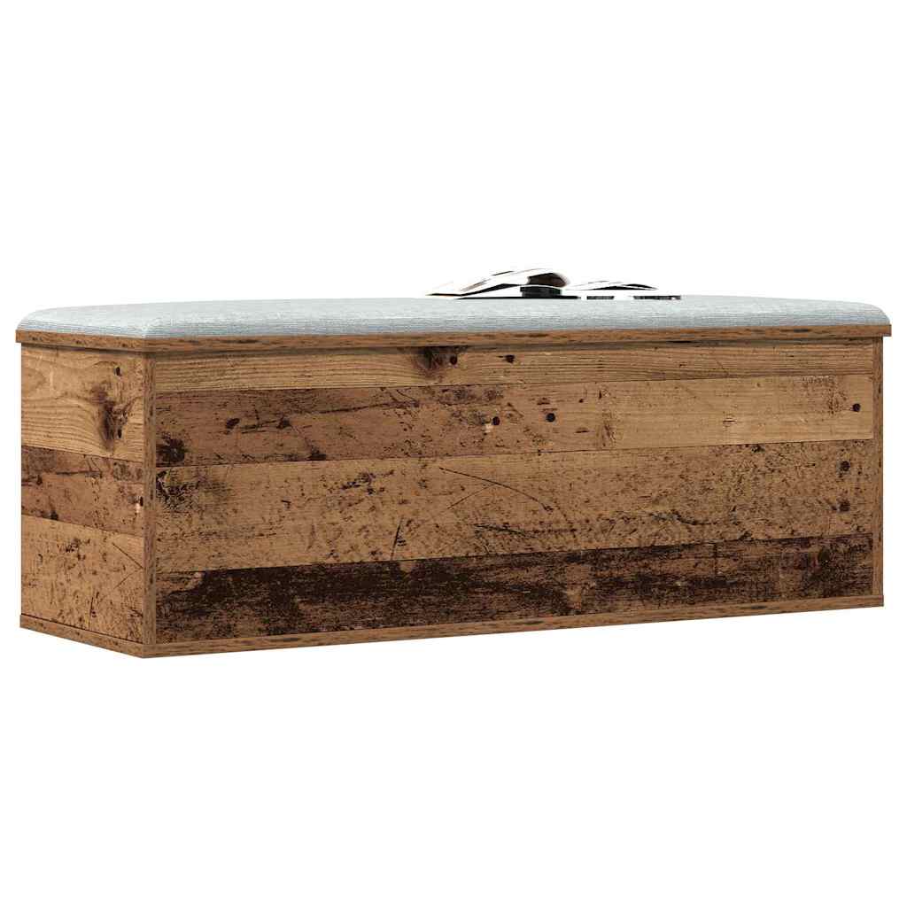 Úložná Krabice Staré Dřevo 102 X 35 X 35 Cm Kompozitní Dřevo