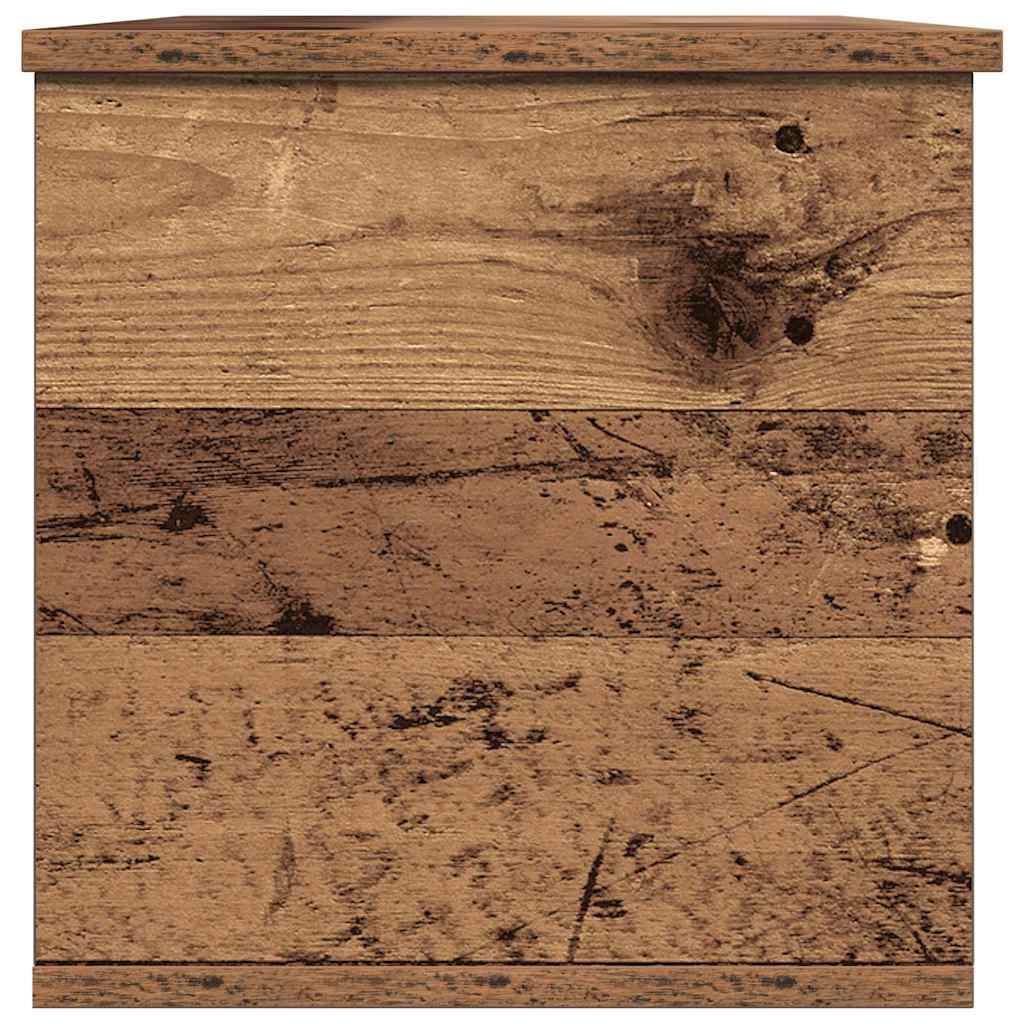 Úložná Krabice Staré Dřevo 102 X 35 X 35 Cm Kompozitní Dřevo