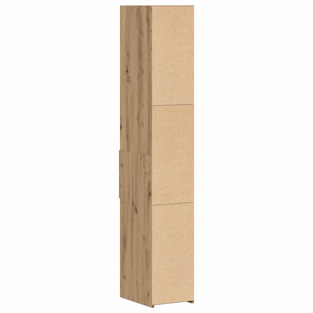 Knihovna Artisanový Dub 30 X 42,4 X 185,2 Cm