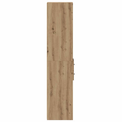 Knihovna Artisanový Dub 30 X 42,4 X 185,2 Cm