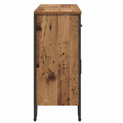 Servírovací Skříň Se Zásuvkou Staré Dřevo 97 X 32,5 X 74,5 Cm