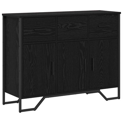 Servírovací Skříň Se Zásuvkou Černý Dub 97 X 32,5 X 74,5 Cm