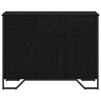 Servírovací Skříň Se Zásuvkou Černý Dub 97 X 32,5 X 74,5 Cm
