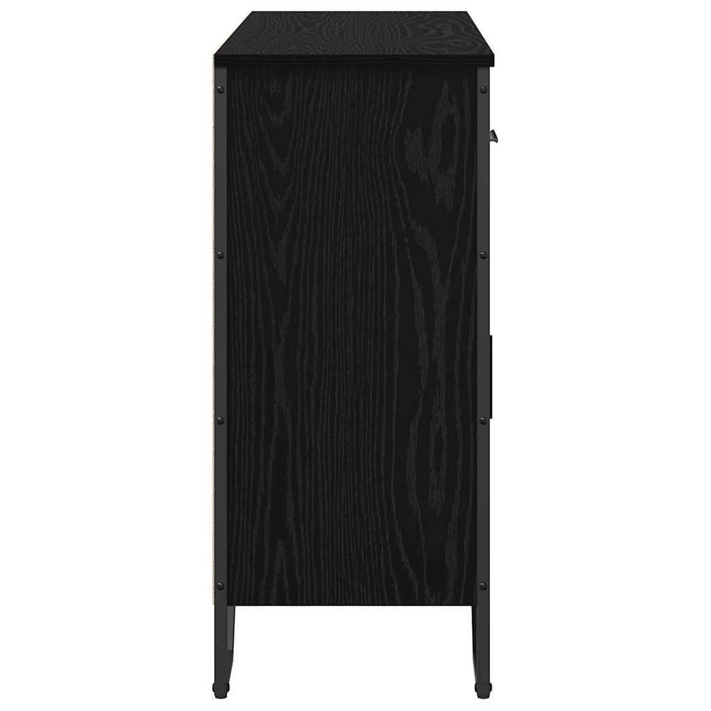 Servírovací Skříň Se Zásuvkou Černý Dub 97 X 32,5 X 74,5 Cm