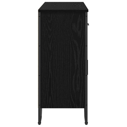Servírovací Skříň Se Zásuvkou Černý Dub 97 X 32,5 X 74,5 Cm