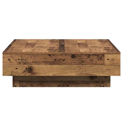Konferenční Stolek Staré Dřevo 90 X 90 X 28 Cm Kompozitní Dřevo