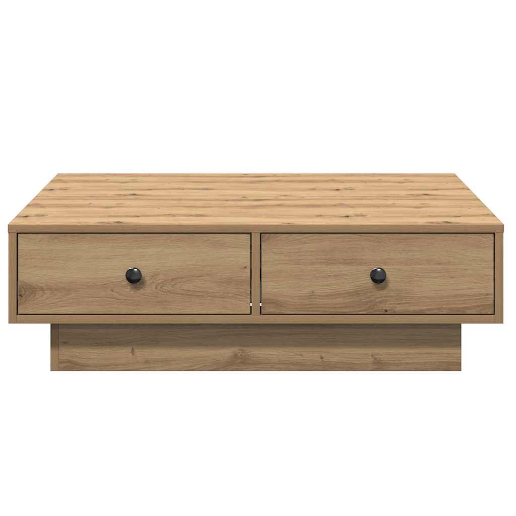 Konferenční Stolek Artisanový Dub 90 X 90 X 28 Cm