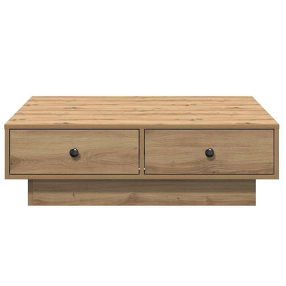 Konferenční Stolek Artisanový Dub 90 X 90 X 28 Cm