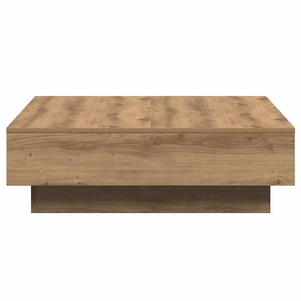 Konferenční Stolek Artisanový Dub 90 X 90 X 28 Cm