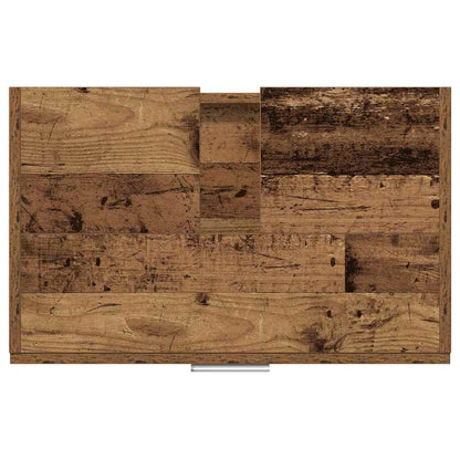 Koupelnová Skříň Staré Dřevo 59 X 37 X 59 Cm Kompozitní Dřevo