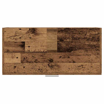 Koupelnová Skříň Staré Dřevo 78 X 37 X 59 Cm Kompozitní Dřevo