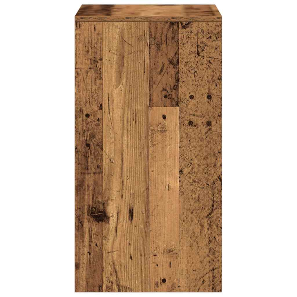 Zrcadlový Stolík 2 Pcs Staré Dřevo 60 X 40 X 75 Cm