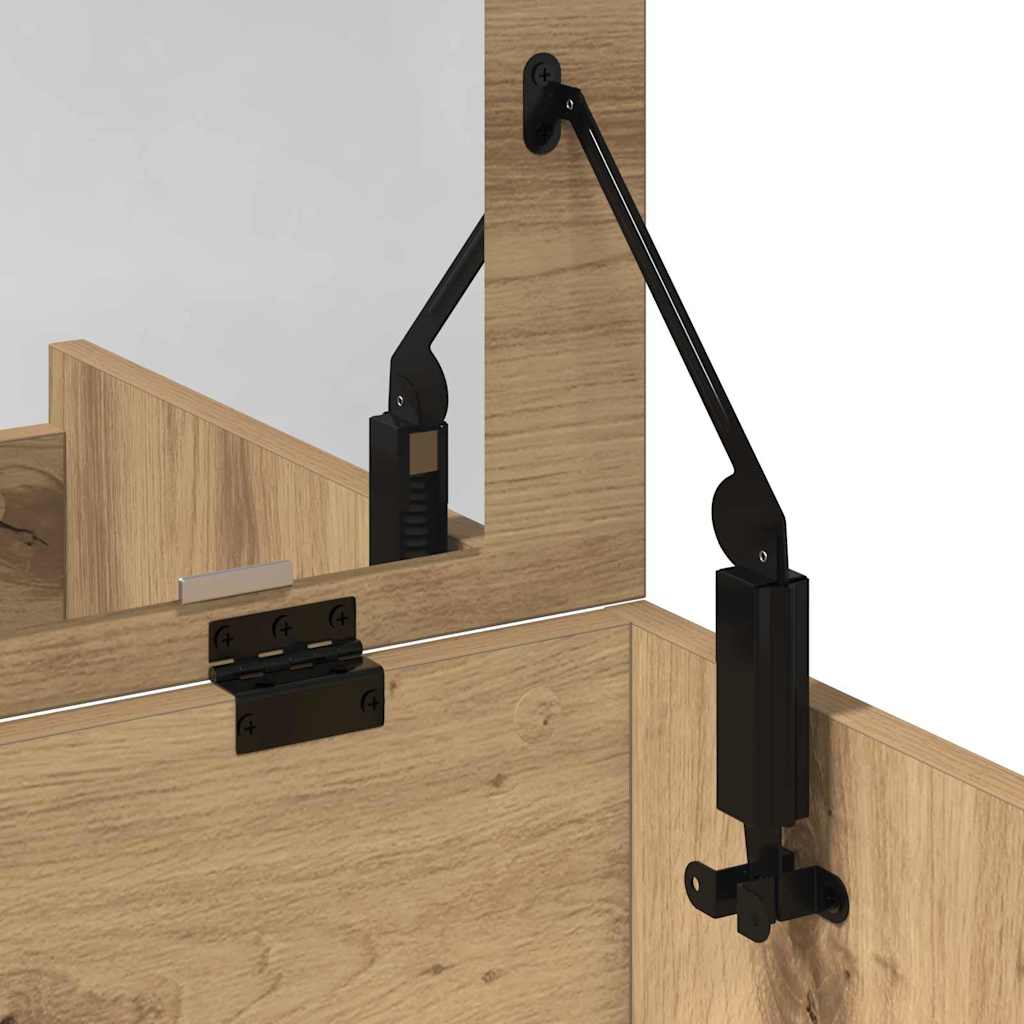 Zrcadlový Stolík 2 Pcs Dub Artisan 60 X 40 X 75 Cm