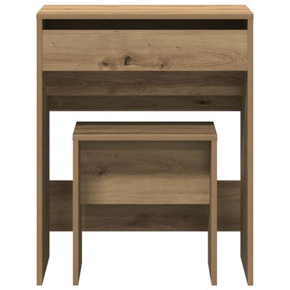 Zrcadlový Stolík 2 Pcs Dub Artisan 60 X 40 X 75 Cm