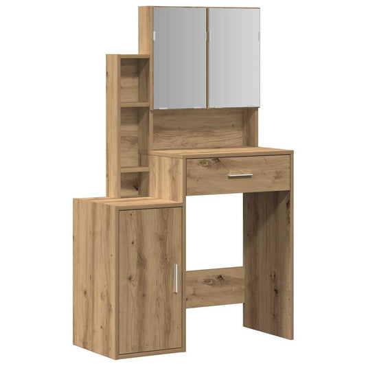 Kosmetický Stůl Artisanový Dub 80 X 35 X 132 Cm