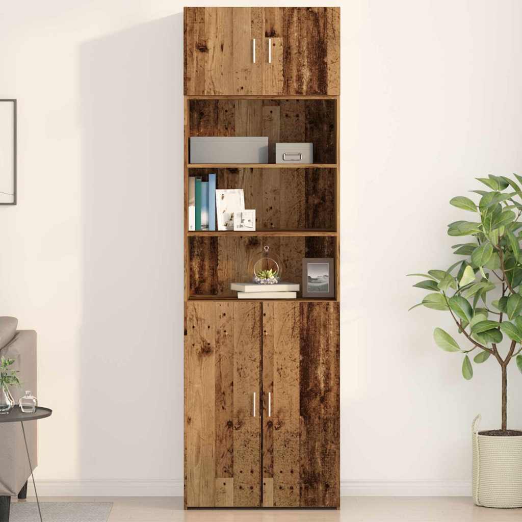 Nástěnná Skříňka Staré Dřevo 70 X 42.5 X 40 Cm Kompozitní Dřevo