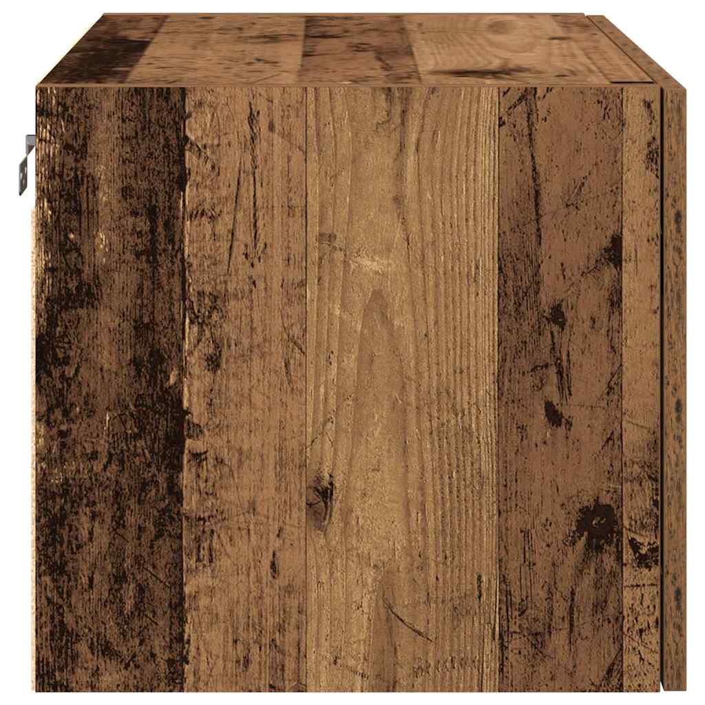 Nástěnná Skříňka Staré Dřevo 70 X 42.5 X 40 Cm Kompozitní Dřevo