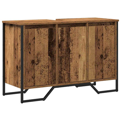Skříňka Pod Umyvadlo Staré Dřevo 91 X 35 X 60 Cm
