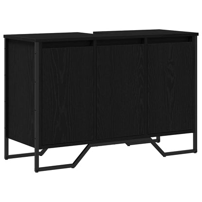 Skříňka Pod Umyvadlo Černý Dub 91 X 35 X 60 Cm Kompozitní Dřevo
