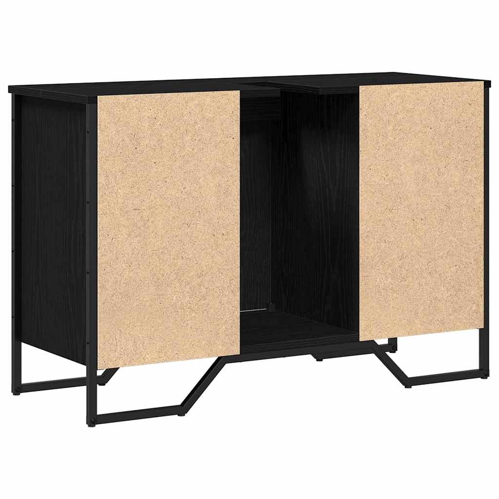 Skříňka Pod Umyvadlo Černý Dub 91 X 35 X 60 Cm Kompozitní Dřevo