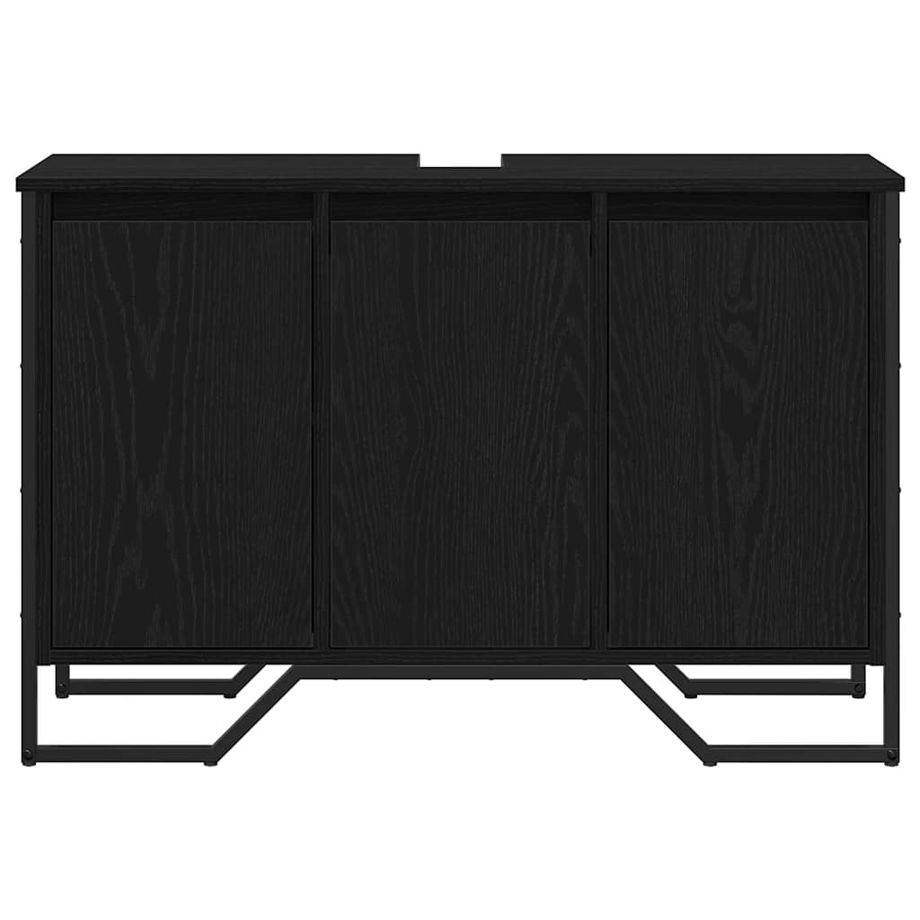 Skříňka Pod Umyvadlo Černý Dub 91 X 35 X 60 Cm Kompozitní Dřevo
