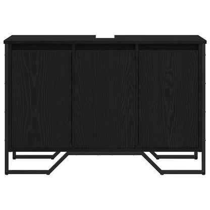 Skříňka Pod Umyvadlo Černý Dub 91 X 35 X 60 Cm Kompozitní Dřevo