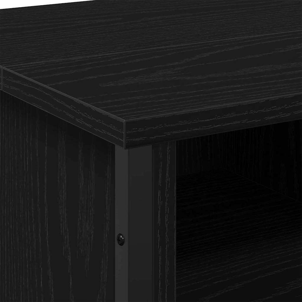 Skříňka Pod Umyvadlo Černý Dub 91 X 35 X 60 Cm Kompozitní Dřevo