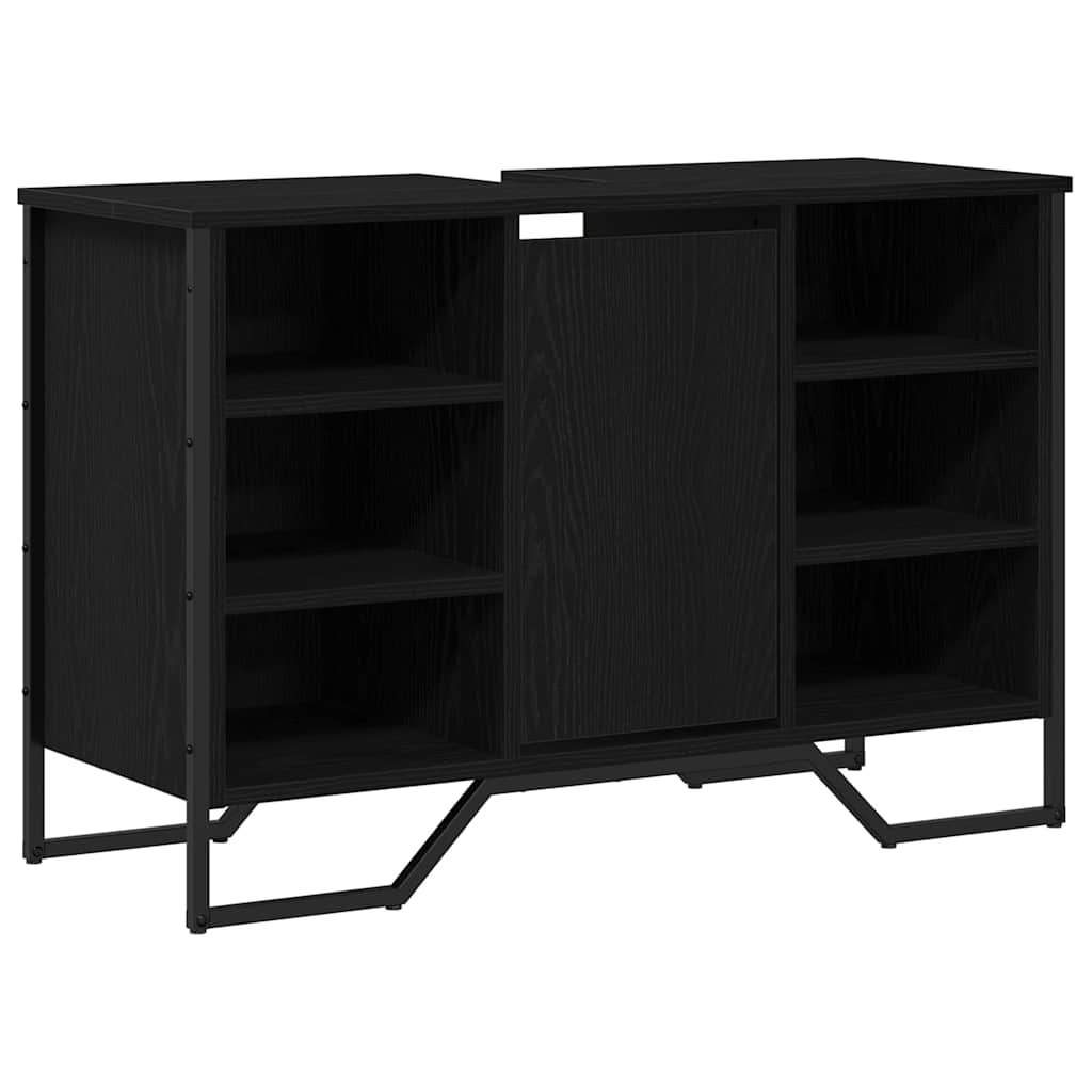Skříňka Pod Umyvadlo Černý Dub 91 X 35 X 60 Cm Kompozitní Dřevo