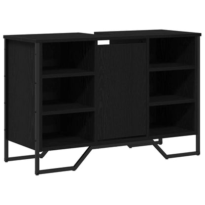 Skříňka Pod Umyvadlo Černý Dub 91 X 35 X 60 Cm Kompozitní Dřevo