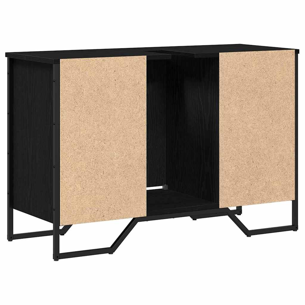 Skříňka Pod Umyvadlo Černý Dub 91 X 35 X 60 Cm Kompozitní Dřevo