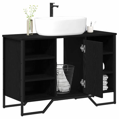 Skříňka Pod Umyvadlo Černý Dub 91 X 35 X 60 Cm Kompozitní Dřevo