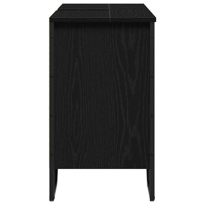 Skříňka Pod Umyvadlo Černý Dub 91 X 35 X 60 Cm Kompozitní Dřevo