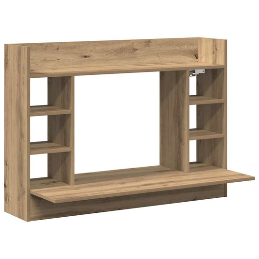 Nástěnný Stolek Dub Artisan Kompozitní Dřevo 105 X 48 X 75 Cm