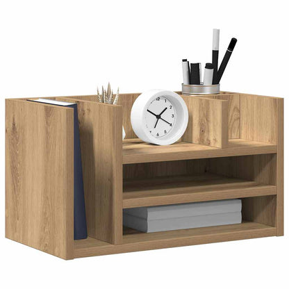 Organizér Na Stůl Černý Dub 44,5 X 24 X 25 Cm Kompozitní Dřevo