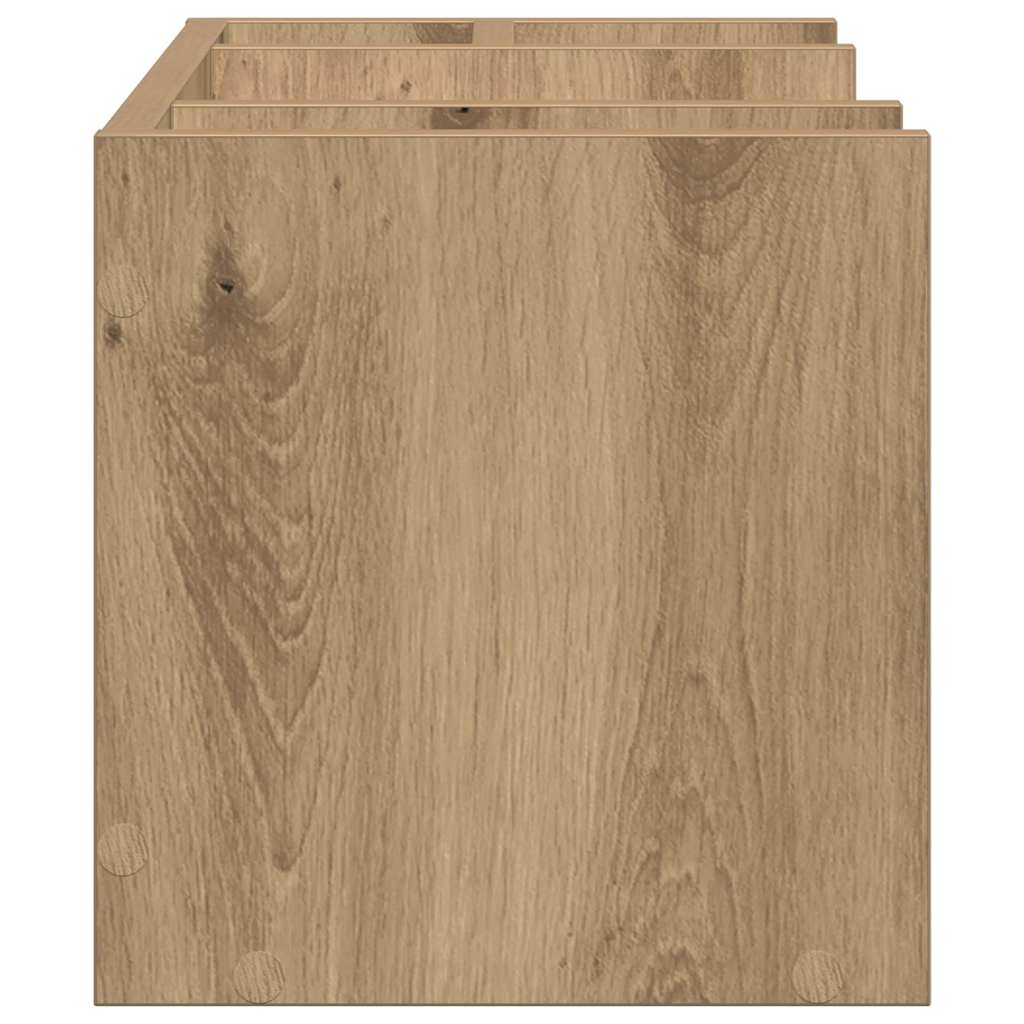 Organizér Na Stůl Černý Dub 44,5 X 24 X 25 Cm Kompozitní Dřevo