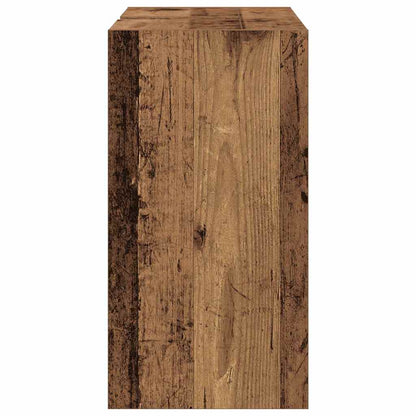 Koupelnová Skříň Staré Dřevo 63 X 29 X 55 Cm Kompozitní Dřevo