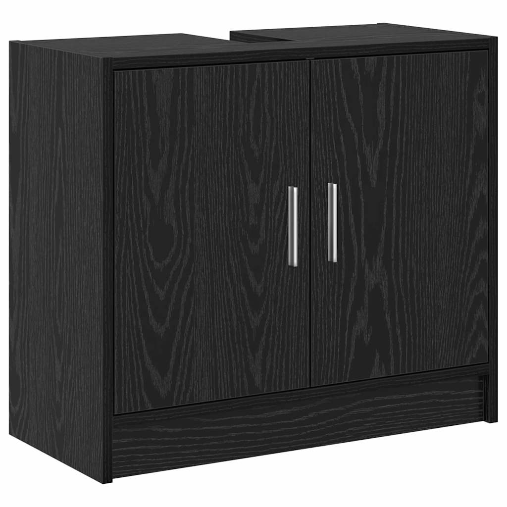 Koupelnová Skříň Černý Dub 63 X 29 X 55 Cm Kompozitní Dřevo