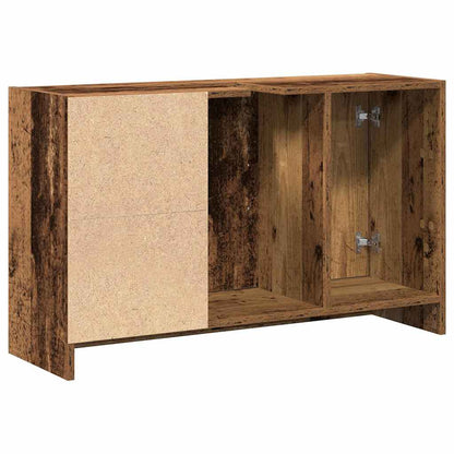 Koupelnová Skříň Staré Dřevo 90 X 29 X 55 Cm Kompozitní Dřevo