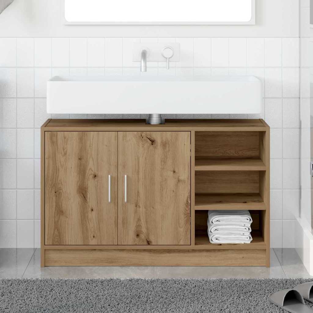 Koupelnová Skříň Artisanový Dub 90 X 29 X 55 Cm