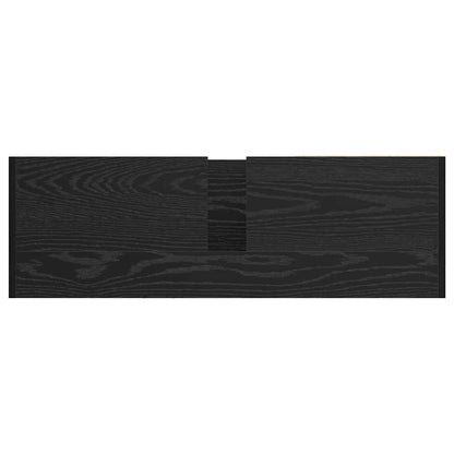 Koupelnová Skříň Černý Dub 90 X 29 X 55 Cm Kompozitní Dřevo