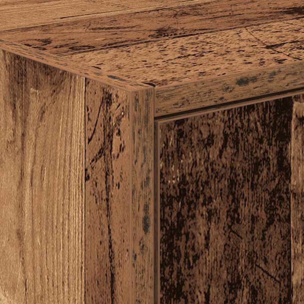 Koupelnová Skříň Staré Dřevo 63 X 29 X 55 Cm Kompozitní Dřevo