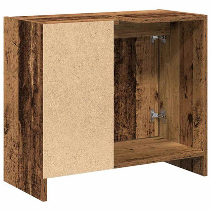 Koupelnová Skříň Staré Dřevo 63 X 29 X 55 Cm Kompozitní Dřevo