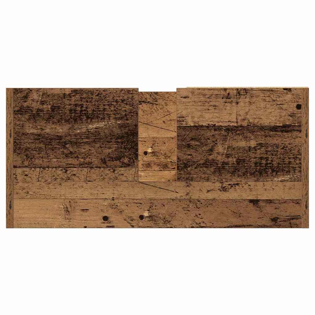 Koupelnová Skříň Staré Dřevo 63 X 29 X 55 Cm Kompozitní Dřevo