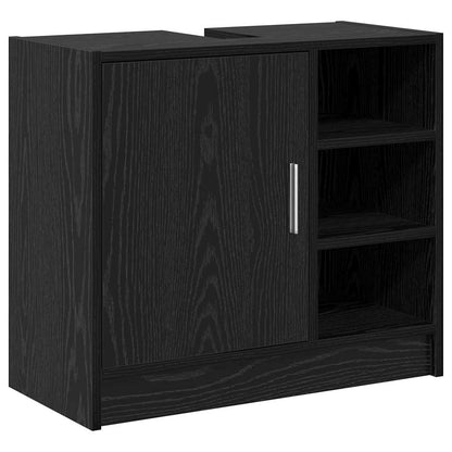 Koupelnová Skříň Černý Dub 63 X 29 X 55 Cm Kompozitní Dřevo