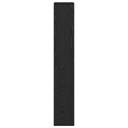 Knihovna 8 Úrovní 60 X 20 X 120,5 Cm Kompozitní Dřevo Černý Dub